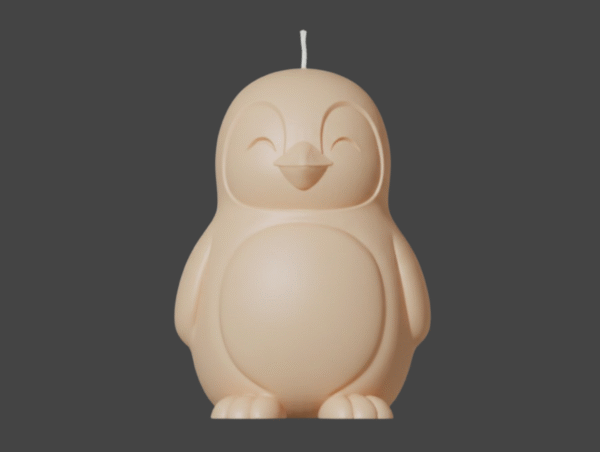 Molde Silicona Pingüino