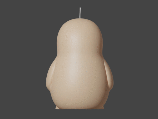 Molde Silicona Pingüino