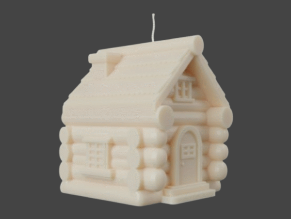 Molde Silicona Cabaña Rústica