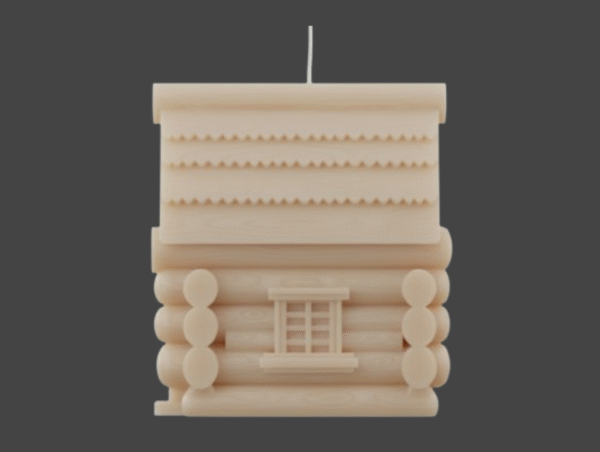 Molde Silicona Cabaña Rústica