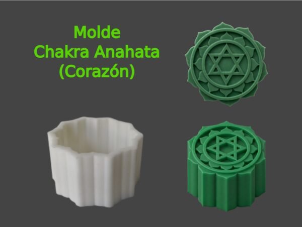 Molde Silicona Chakras