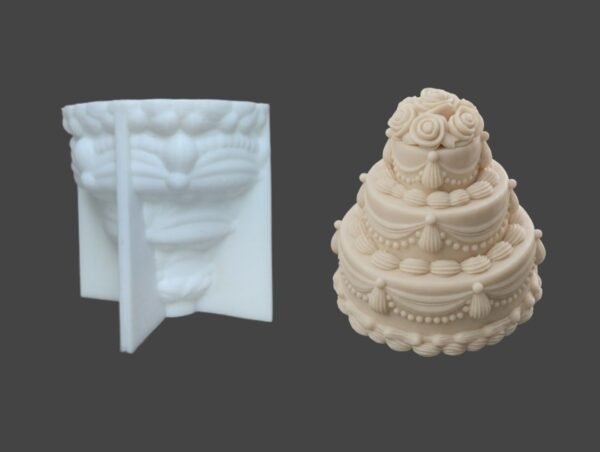 Molde Silicona Torta 3 Pisos