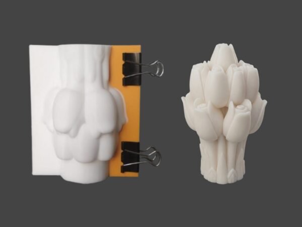 molde_vela_tulipanes Molde Silicona Ramo Tulipanes