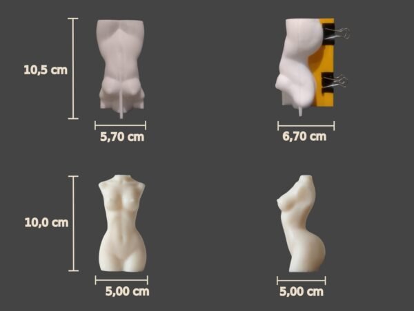 Molde Silicona Cuerpo Mujer