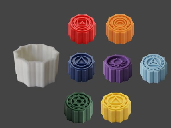 todos Molde Silicona Chakras