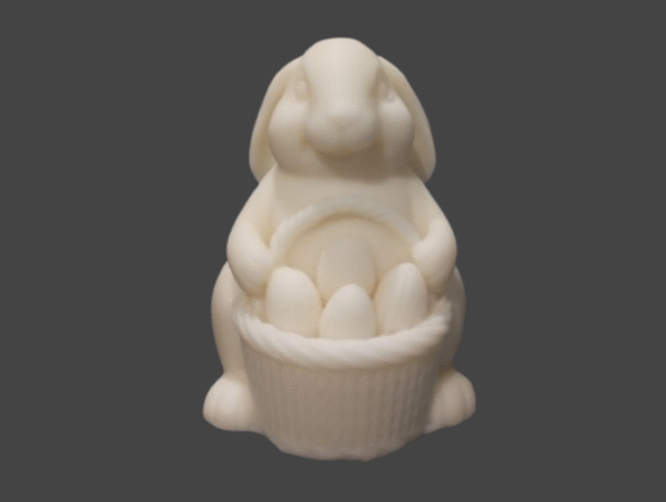 frontal_conejo_pascua Molde Silicona Conejo de Pascua