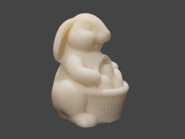 isometrica_conejo_pascua Molde Silicona Conejo de Pascua