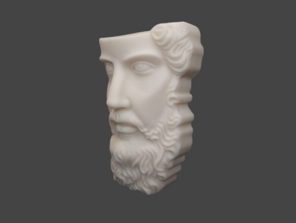 isometrica_rostro Molde Silicona Rostro Griego