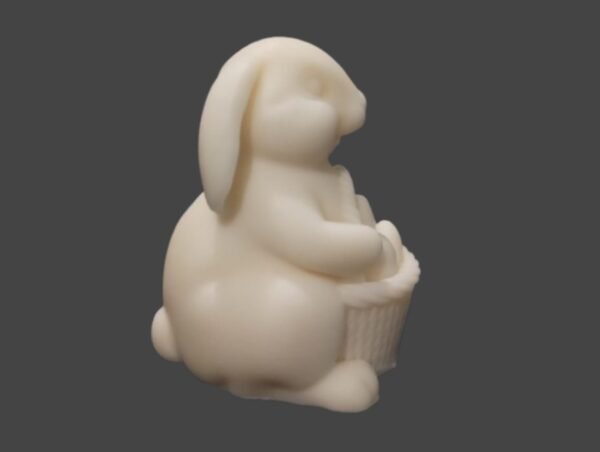 lateral_conejo_pascua Molde Silicona Conejo de Pascua