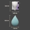medidas_gota Molde Silicona Gota