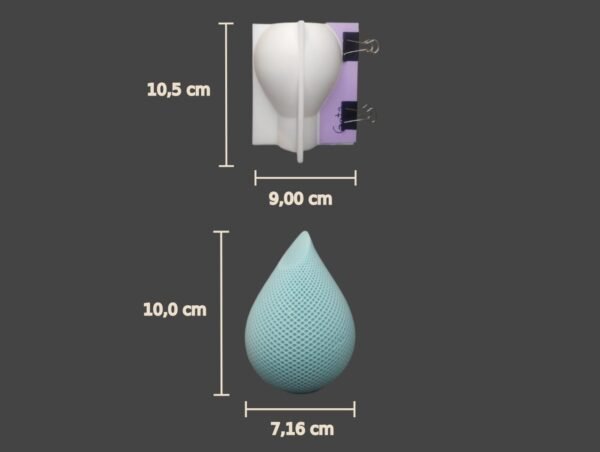 medidas_gota Molde Silicona Gota