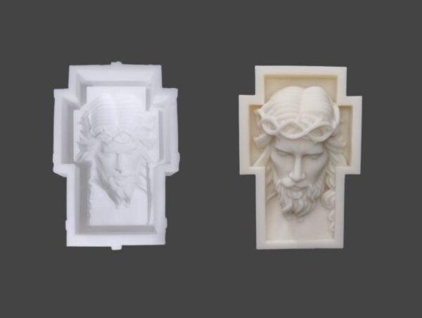 molde_vela_jesus_cruz Molde Silicona Rostro Jesús en Cruz