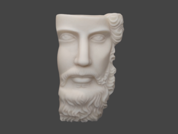 rostro_frontal Molde Silicona Rostro Griego