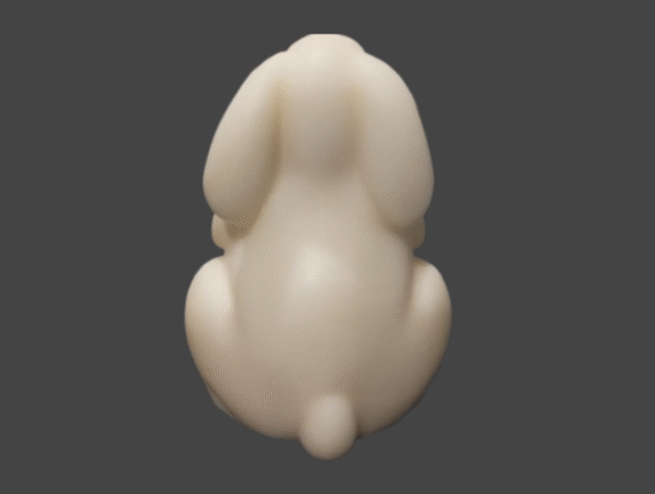 trasera_conejo_pascua Molde Silicona Conejo de Pascua