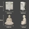 Molde Silicona Buda Meditando
