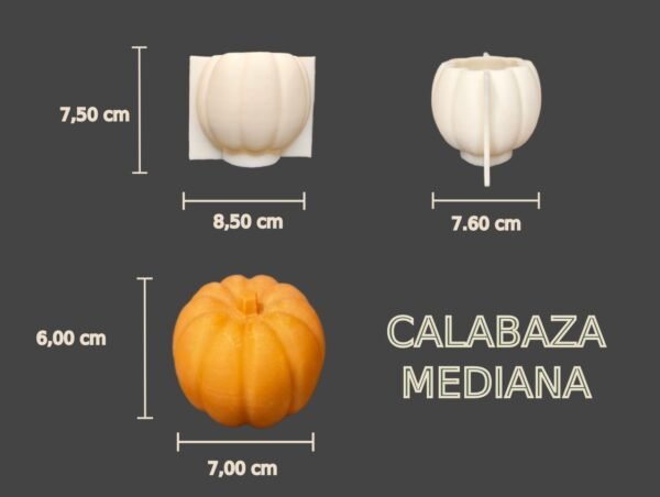 Molde Silicona Calabaza