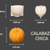 Molde Silicona Calabaza