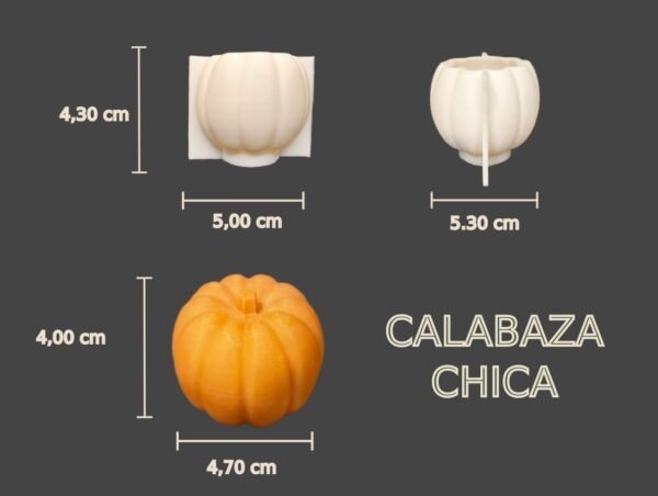 Molde Silicona Calabaza
