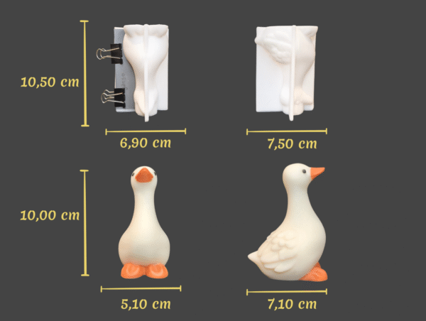 Molde Silicona Ganso