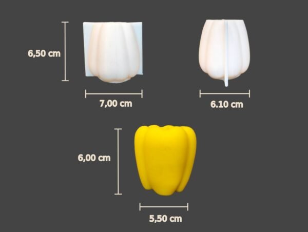 Molde Silicona Morrón / Pimiento