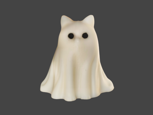 Molde Silicona Gatito Fantasma