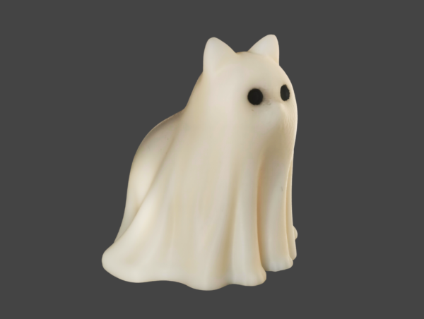 Molde Silicona Gatito Fantasma