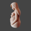 lateral_mujer_embarazada Molde Silicona Mujer Embarazada