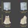 Molde Silicona Gatito Fantasma