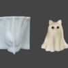Molde Silicona Gatito Fantasma