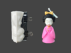 Molde Silicona Geisha
