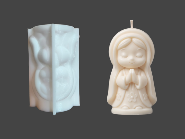 molde_vela_virgencita Molde Silicona Virgencita